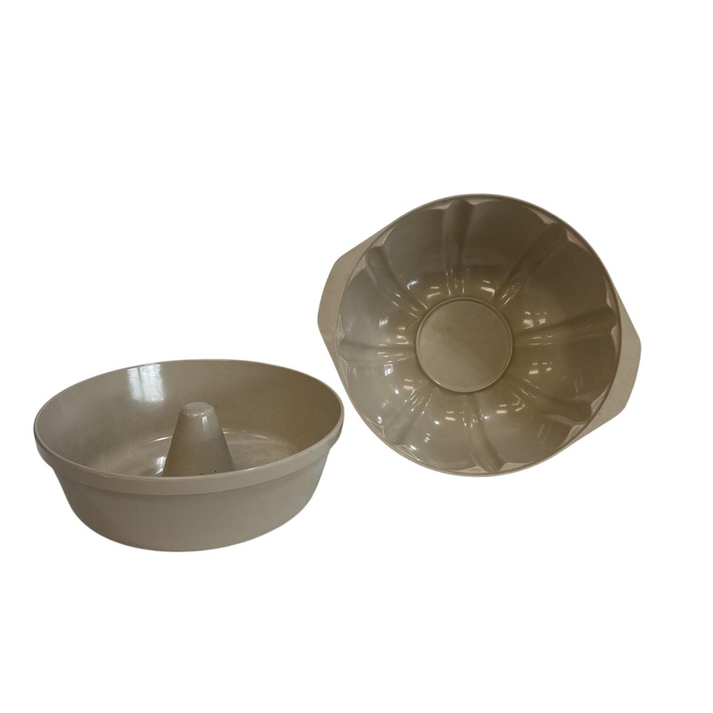 Vintage Anchor Hocking Microwave 2 Piece Set Retro MCM‎